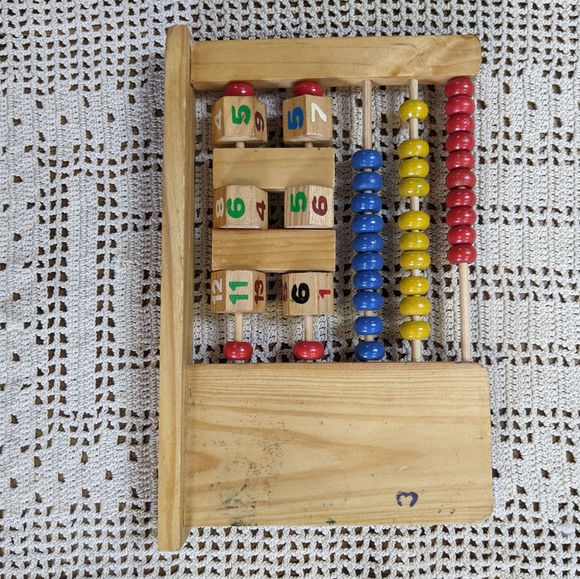 Vintage Panda Abacus Learning Toy - Picture 2 of 4